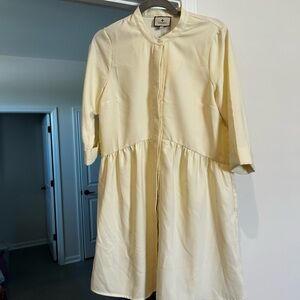 Tuckernuck Cream Button-Up Dress